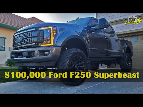 $100,000+ Ford F-250 Platinum Super Duty | Full Mod Tour of the Superbeast