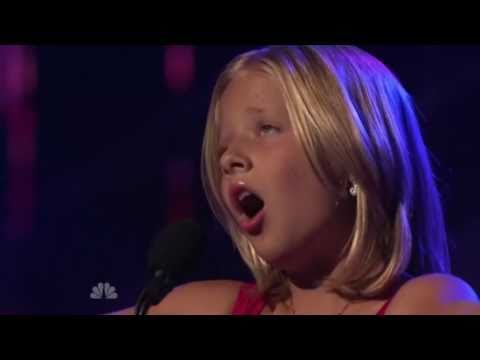 Jackie Evancho first audition Americas Got Talent full with result and comments.wmv