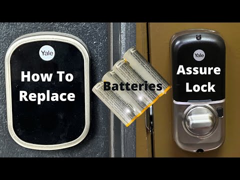 Replace Batteries Yale Assure Lock SL