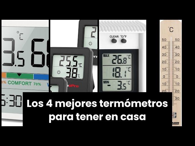 Vídeo relacionado con Termómetro higrómetro con esfera dorada para jardín, invernadero, oficina, medición de temperatura y humedad Negro
