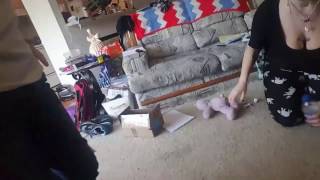 Popping Out Of My Bra Doing The Bottle Flip Challenge | Katie DownBlouse Archive Episode 58 Popping Out Of My Bra Doing The Bottle Flip Challenge | Katie DownBlouse Archive Episode 58
