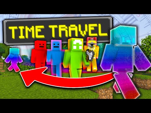 Minecraft Manhunt, But I Can Time Travel...