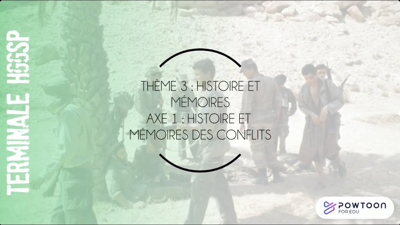 Terminale HGGSP : Histoire et mémoires des conflits