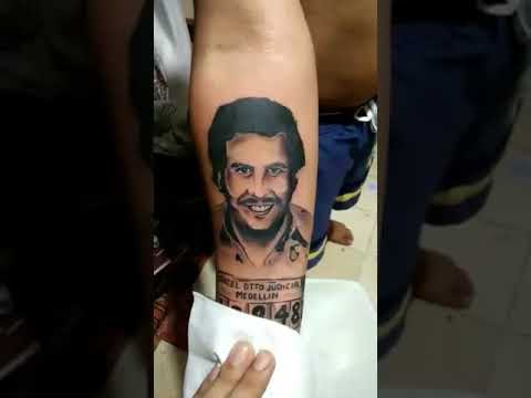 Pablo escobar tattoo