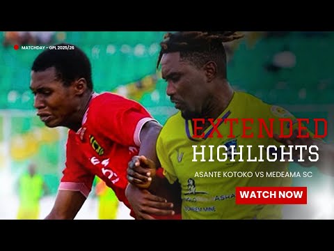 EXTENDED HIGHLIGHTS: Asante Kotoko vs Medeama [2-2] | Peter & Samba Comeback | Ghana Premier League