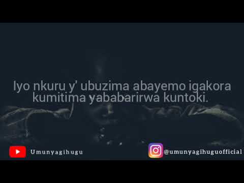 UTARAHISEMO UMUGAYO official lyrics poetry  by umunyagihugu.