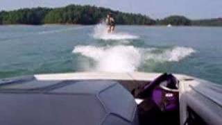 preview picture of video 'Brian wakeboarding at Laurel Lake'