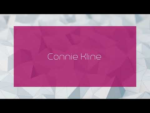 Connie Kline Appearance