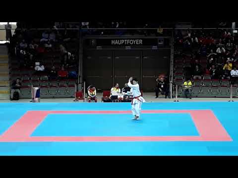 Horiba Yuhei kata Annan dai vs Nishiyama Kakeru kata Annan dai Karate1 series A Salzburg 2019