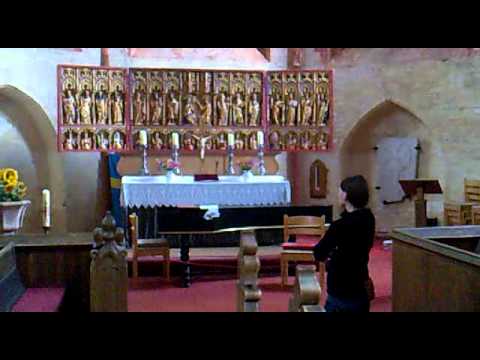 Annegret Rodig- Gesangsimprovisation - Dorfkirche Kirchdorf (Insel Poel)