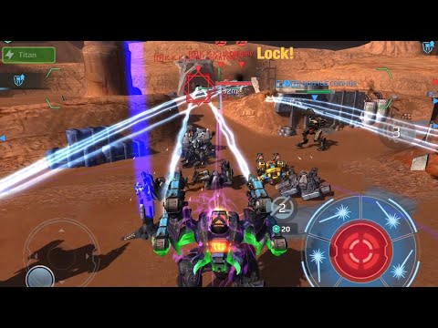 Scourge Leech with Lock-down Ammo - War Robots 2020.04.02 Beacon Rush