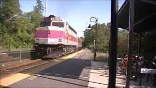 preview picture of video 'Raifanning - MBTA - North Billerica Many Trains'