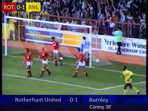 17-08-1991 Rotherham United v Burnley