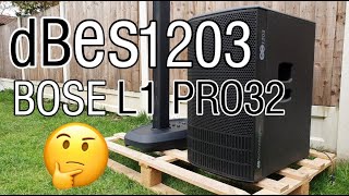 Video thumbnail for Bose L1 Pro32 & dB Technologies ES1203 by OPAZ