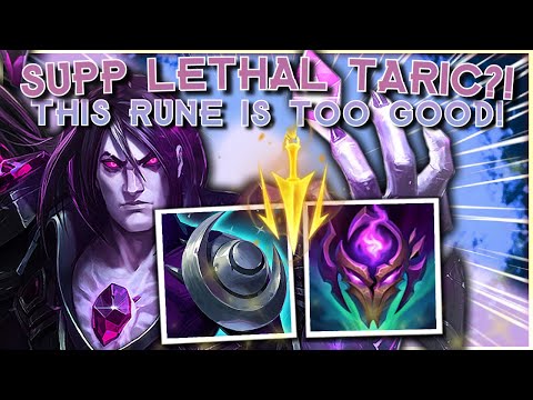 Season 12 Taric Support -- Evenshroud Lethal Tempo Counters ANY Melee Support
