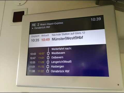 [DB Regio NRW] Ansagen RE2 Münster - Osnabrück - Münster