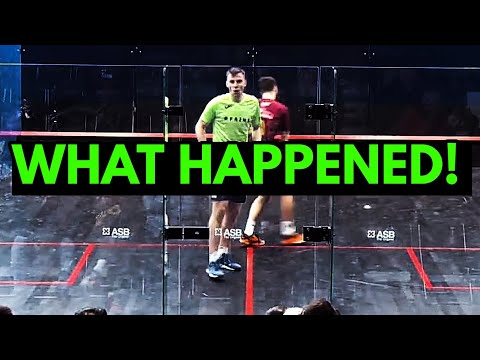 SQUASH. Amazing behind-the-back winner!