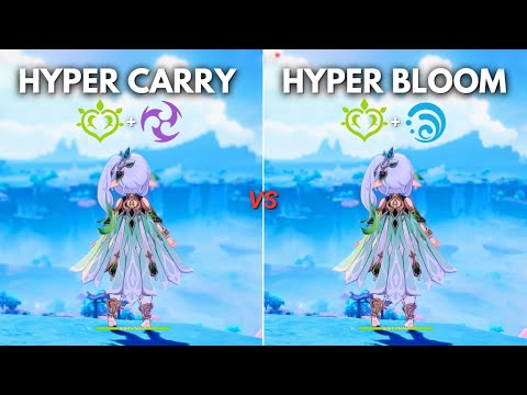 F2P :- Nahida HyperCarry vs HyperBloom !! Best Team for C0 Nahida?? [ Genshin Impact ]