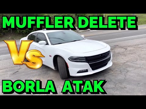 Dodge Charger R/T 5.7L HEMI: BORLA ATAK Vs MUFFLER DELETE!