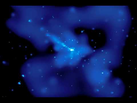 NGC 5128 Centaurus A Lenticular Radio Galaxy, animation of