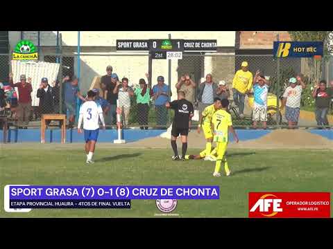 COPA PERÚ 2023 LIGA PROVINCIAL DE HUAURA SPORT GRASA 0-1 JUV. CRUZ DE CHONTA (7-8 PENALES) RESUMEN