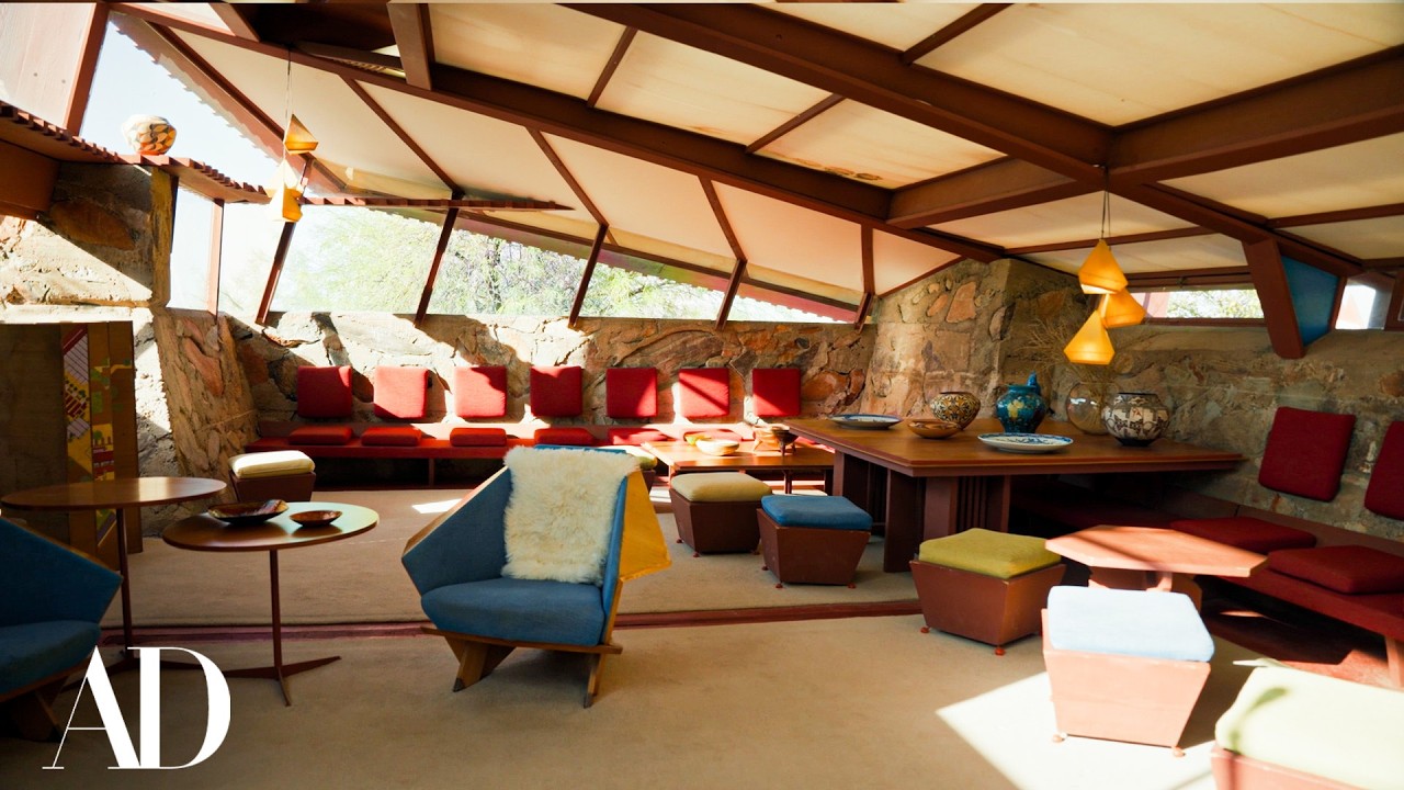Inside Frank Lloyd Wright's Workshop Built From the Arizona Desert | Architectural Digest