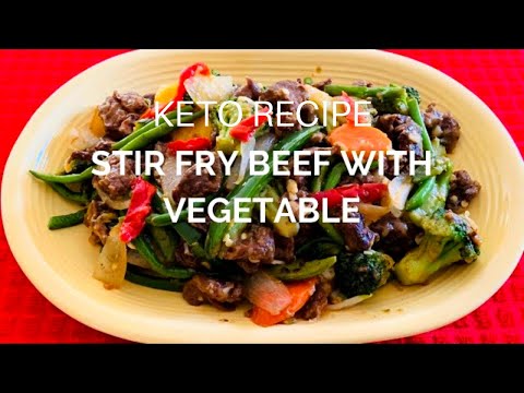 Keto Beef Stir Fry With Mixed Vegetables