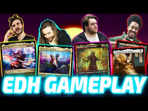 Isshin vs Gavi vs Klothys vs Reyhan & Yoshimaru  [EDH/Commander, MTG Gameplay 2022]
