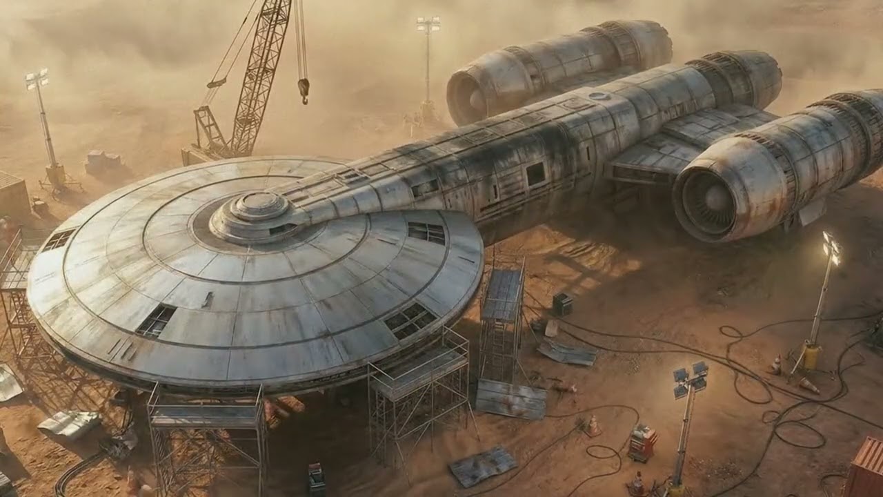 How We Rebuilt an Abandoned Spaceship | Sci-Fi Timelapse