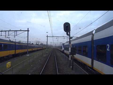 A train driver's view: Rotterdam CS - Uitgeest, SLT, 09-Nov-2017.