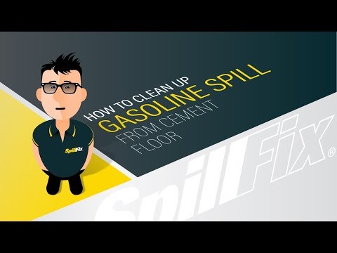 image-What is the best way to clean up spilled gasoline?