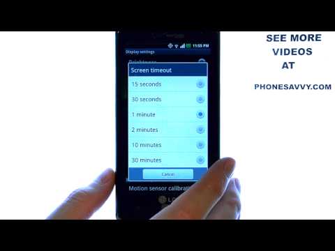 How Do I Change The Screen Timeout Duration On My LG Spectrum