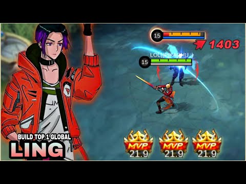 LING BEST BUILD 2022 | INSANE DAMAGE | BUILD TOP 1 GLOBAL LING | MLBB