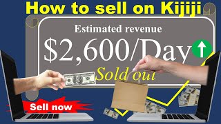 How to sell on kijiji Canada (Step by Step guide)