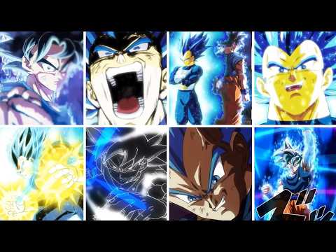 ALL ANIMATIONS! 11TH ANNIVERSARY TAG UI GOKU + EVOLUTION BLUE VEGETA!! (DBZ: Dokkan Battle)