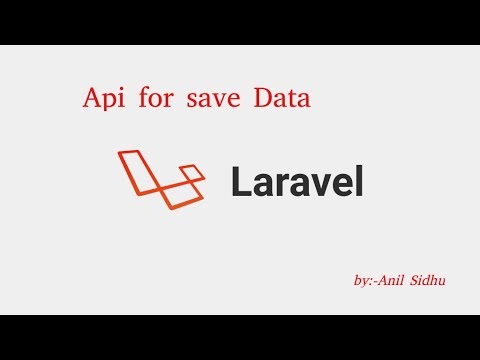 laravel api tutorial 7 Insert Data