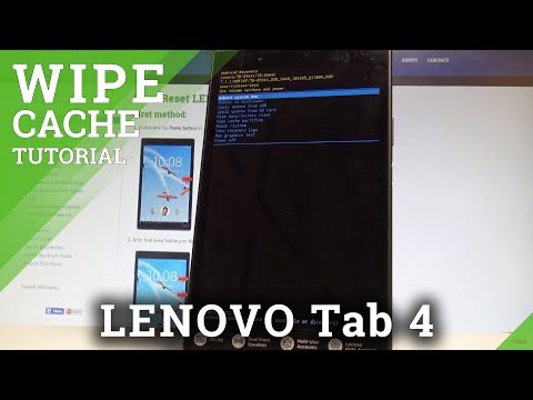 How to Wipe Cache Partition in LENOVO Tab 4 LTE - Reset Cache |HardReset.Info