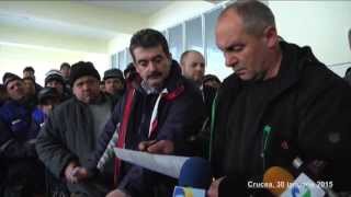 preview picture of video 'Grevă Mina de Uraniu Crucea. Armistițiul cu ministrul Economiei'