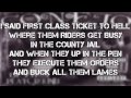 Conejo-First Class Ticket To Hell(LYRICS ON SCREEN)