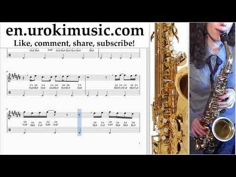 Saxophone lessons (Alto) Camila Cabello - All These Years Sheet Music Tutorial um-ih352