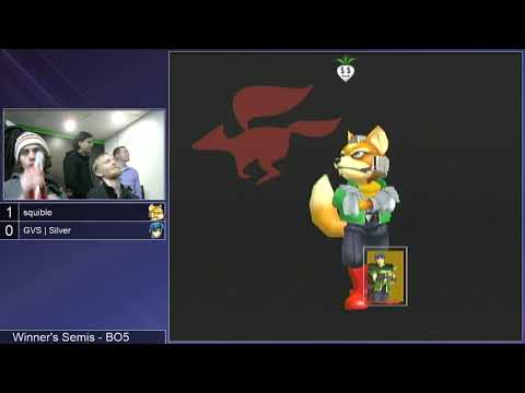 SG 19.4 SSBM - squible (Green Fox) vs. GVS | Silver (Marth, Fox) - Melee WSF