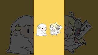 角巻わため - 【手描きアニメ】ノリノリなおしまい屋さん?? #shorts #ぼくらのなぞなぞ