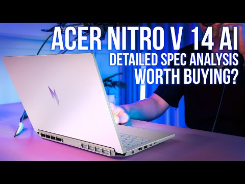 video - Acer Nitro V14 AI, Ryzen AI 5-340, RTX 4050, 16 GB DDR5-5600, FHD+ 120 Hz 300 nits