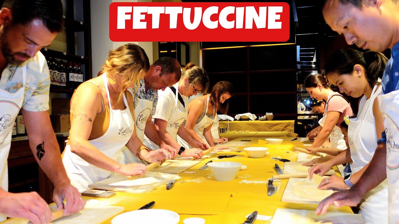 Step into a pasta-making class - watch the magic unfold.