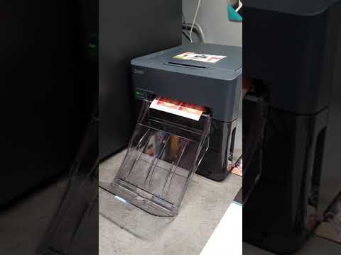 Imprimante DNP QW410, La sublimation thermique en action.