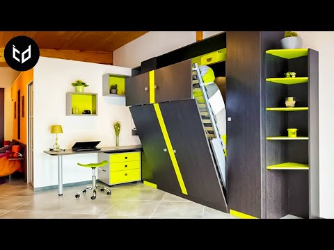 INCREDIBLE Space Saving Furniture - Murphy Bed Ideas ➤ 8 !