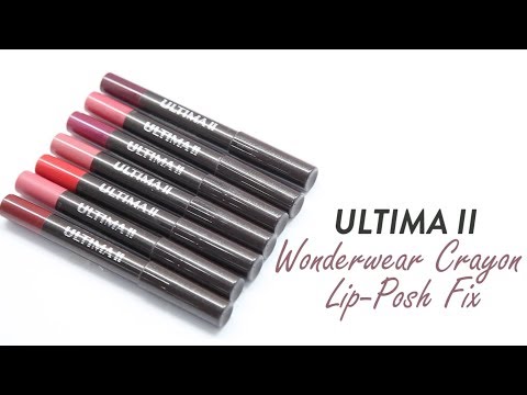Ultima II Wonder Wear Crayon Lip Posh Fix | FD Swatch Sisters