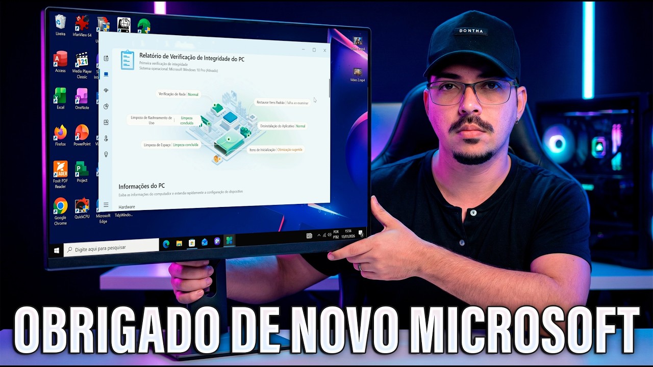 OBRIGADO TIO BILL! 😭 Este Otimizador REPARA o Windows e Acaba com a LENTIDÃO para SEMPRE
