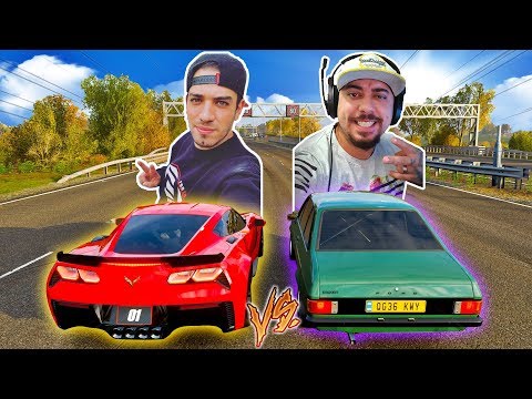 MAIKI021 VS ZOIOOGAMER - Corvette VS Chevette - Forza Horizon 4 Online