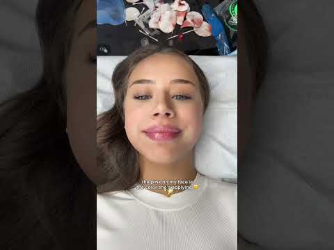 GETTING A LIP TATTOO FOR THE FIRST TIME TIME EVER !! #liptattoo #lipblushtattoo #lipblushing